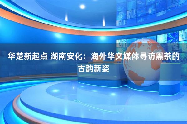华楚新起点 湖南安化：海外华文媒体寻访黑茶的古韵新姿